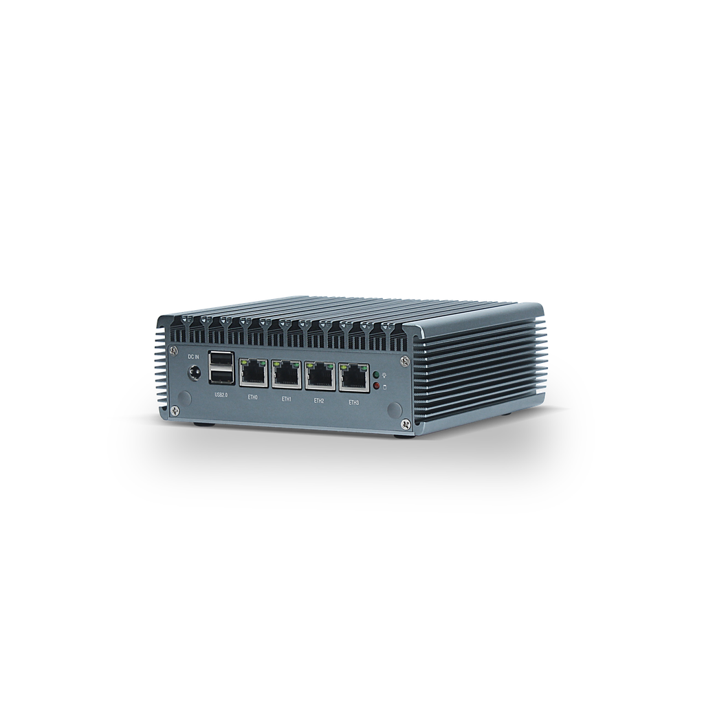 Fanless Firewall Mini PC J4125 • 4×2.5GbE • 4K • 24‑Month
