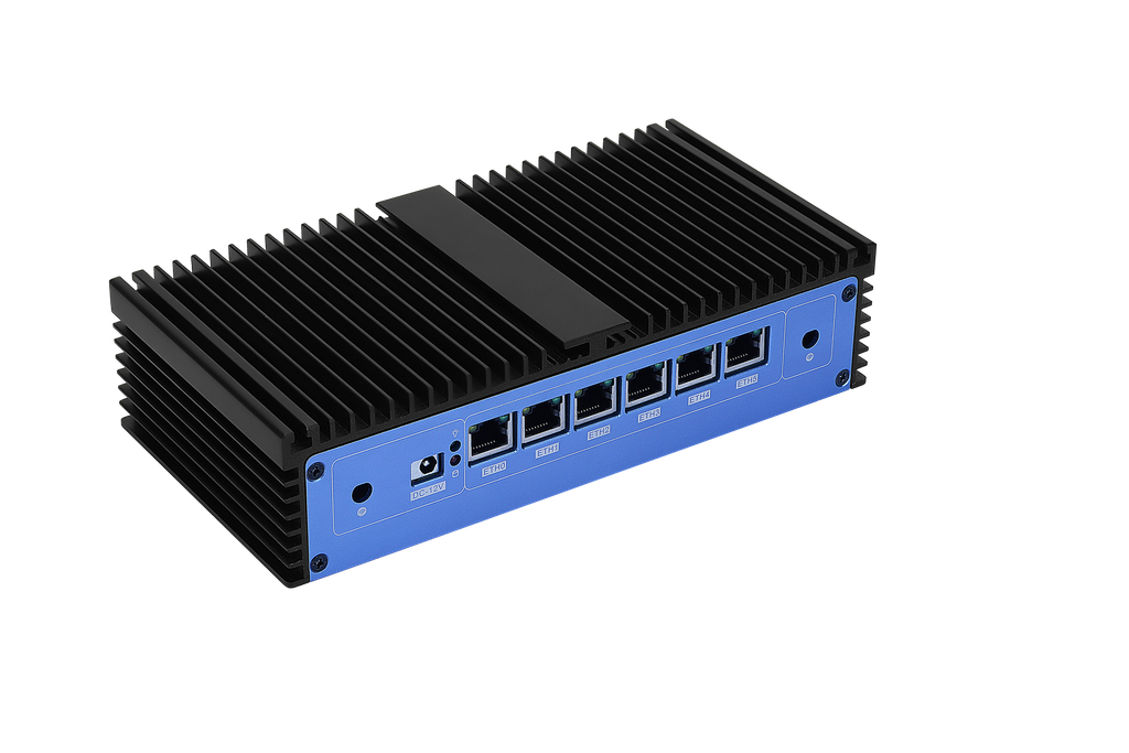 Quickstore 6200U i7 Mini Firewall Router • 6×LAN 1GbE