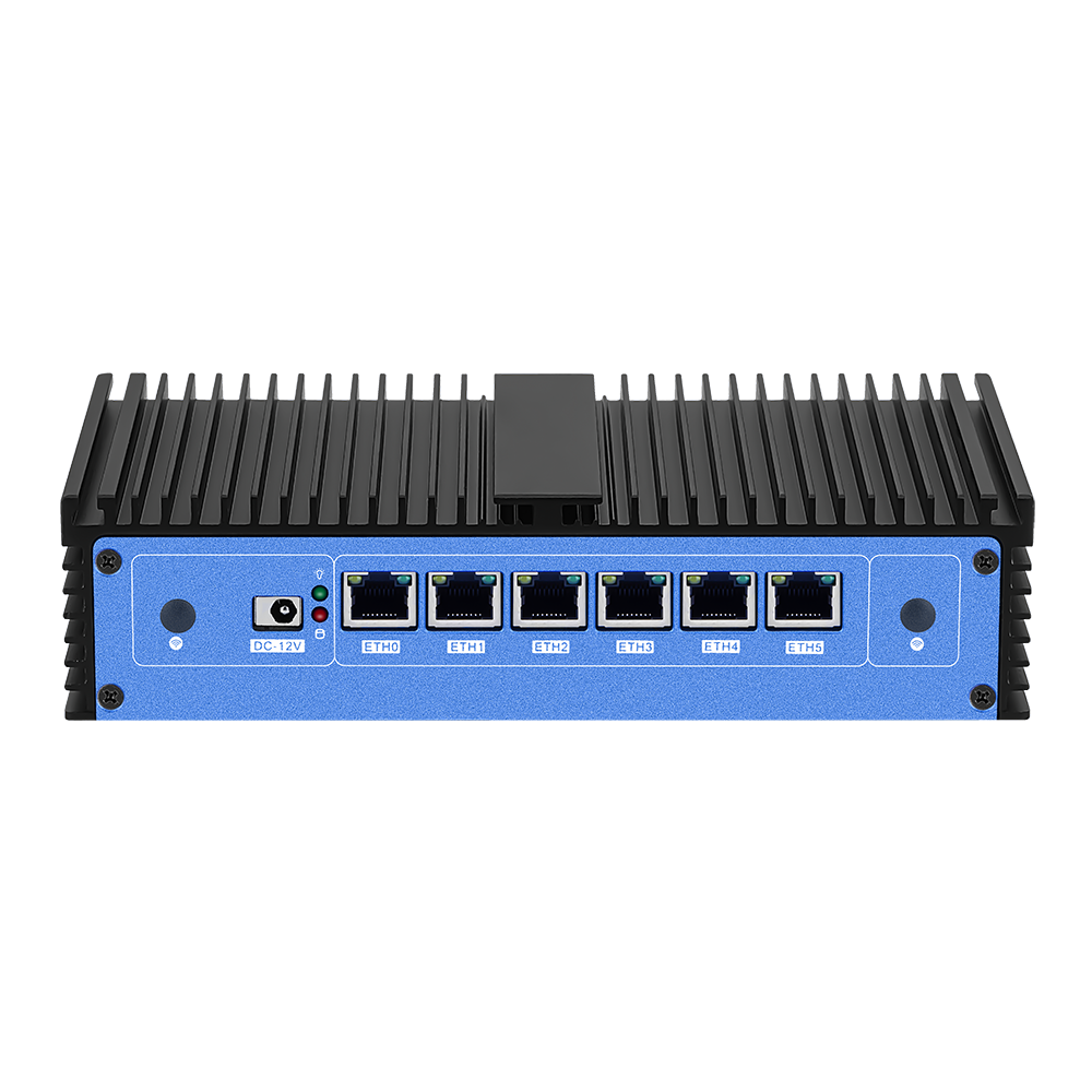 Quickstore 6200U i7 Mini Firewall Router • 6×LAN 1GbE