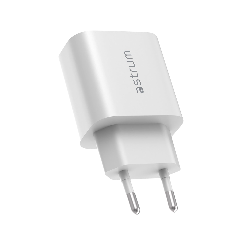 Astrum WATZ12A 12W USB‑A Wall Charger White 24m