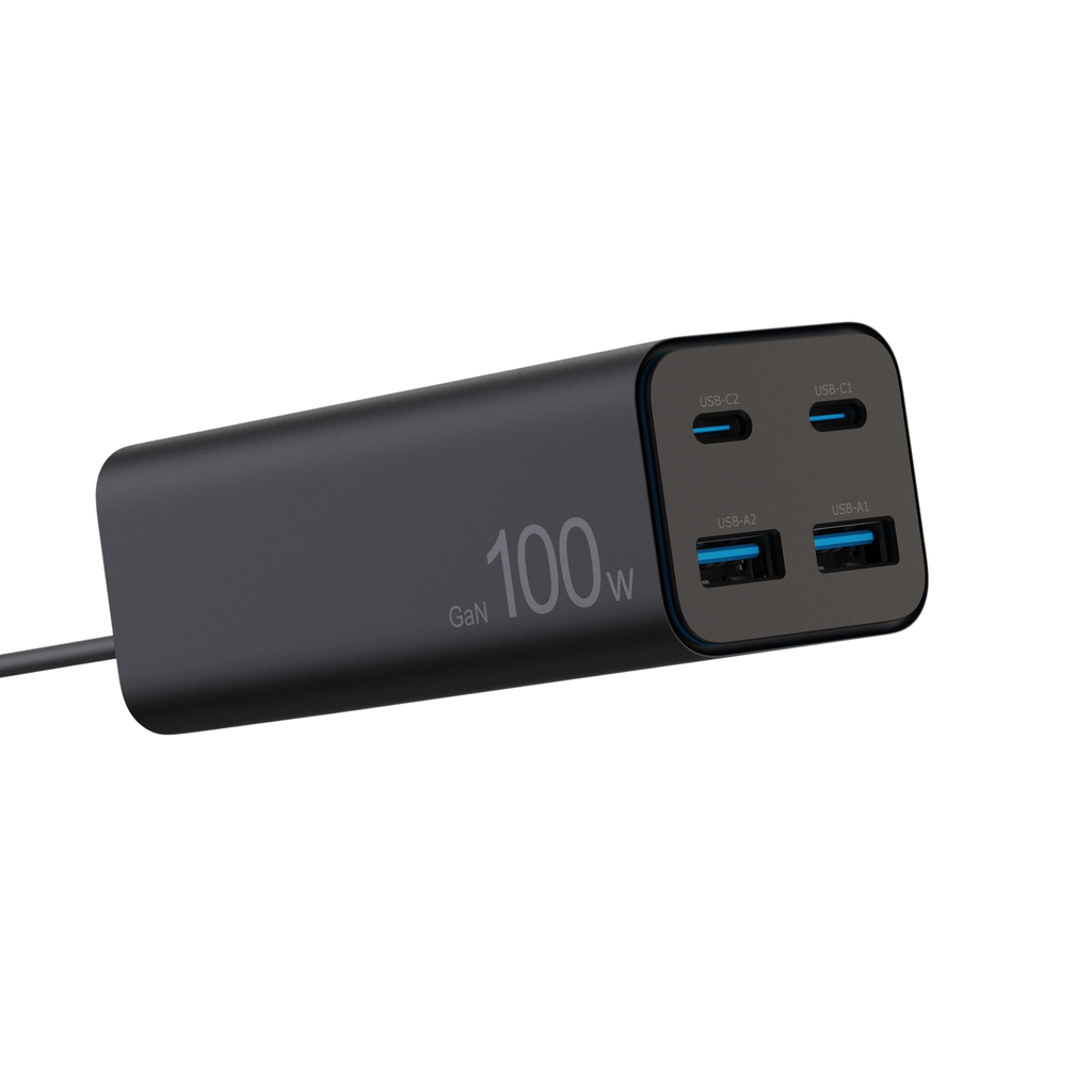 Astrum WATZ100G 100W GaN Wall Charger 2A2C Black 24m