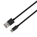 Verve UM20 Micro USB Cable 1.0m 2A Fast 480Mbps Black 24m