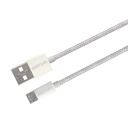 Verve UM30 Micro USB Cable 1.0m 2A Fast Braided White 24m
