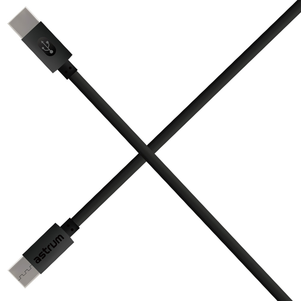 Verve CC60 USB‑C to USB‑C Cable 1.0m 60W PD Black 24m
