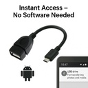Astrum OD020 Micro USB to USB‑A OTG Cable 20cm Black 12m