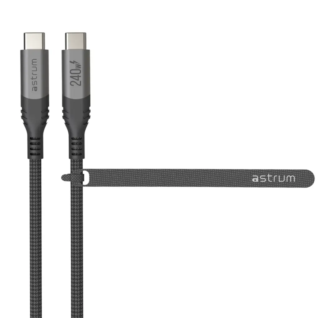 Astrum VMCC240 USB‑C to USB‑C Cable 2.0m 240W Grey