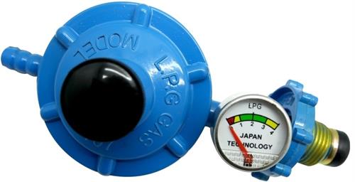 Casey Bullnose LPG Regulator with Gauge
