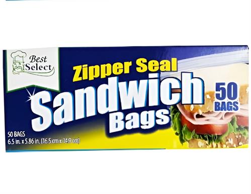 Casey Zip Seal Sandwich Bags 50pk