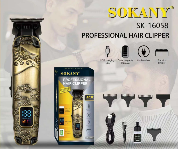 Sokany SK‑16058 Professional Hair Clipper