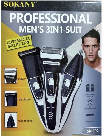 Sokany 3‑in‑1 Men’s Grooming Kit