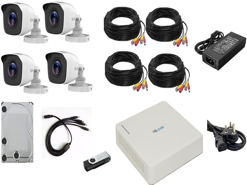HiLook 16CH 2MP Bullet Camera Kit 1TB SSD