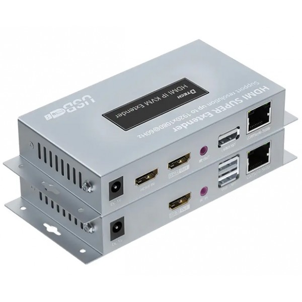 DTECH HDMI USB 150m KVM Extender with IR (Gen2) | HDM-KVM-120IR