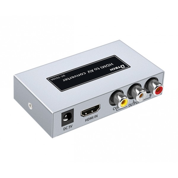 Dtech HDMI To AV HD Converter (Metal Casing) | HDM-CNV-HA-MC