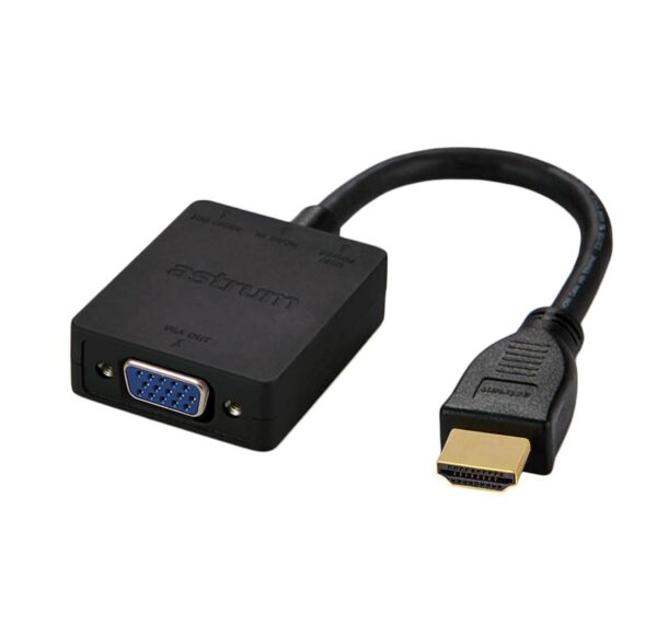 Astrum DA450 HDMI→VGA Adapter 1080p Audio USB Power 24m