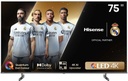 Hisense 75" Q6N QLED 4K Smart TV 75Q6N Dolby Vision VIDAA