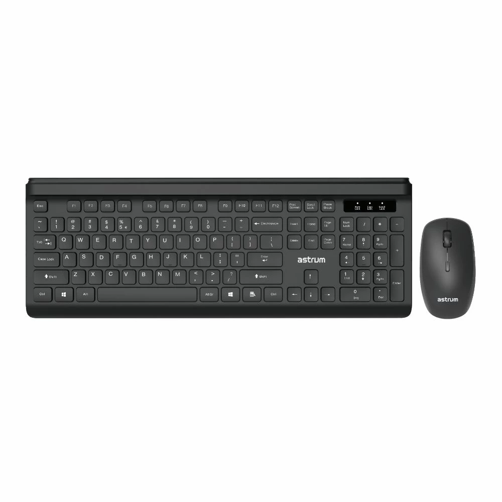 Astrum KW320 Wireless Keyboard & Mouse Combo – 2.4GHz Slim Deskset
