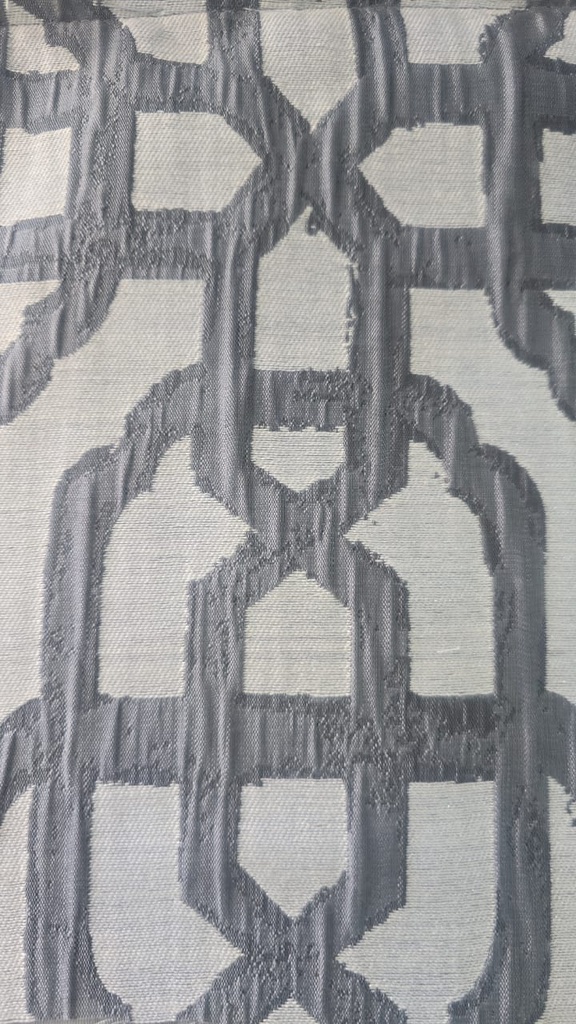 River Fabric Lempas Pewter Curtain Fabric 280cm