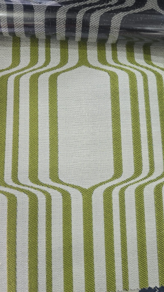 River Fabric Wigan Green Envy Curtain Fabric 280cm
