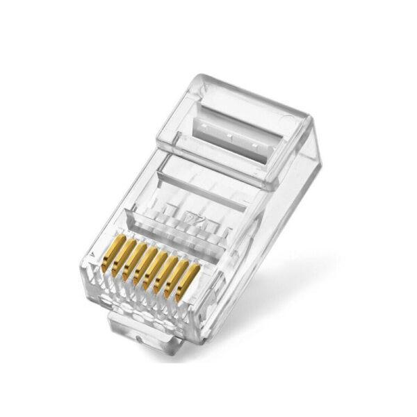 Astrum NT100 RJ45 Connectors 100pc Cat5e Gold Plated