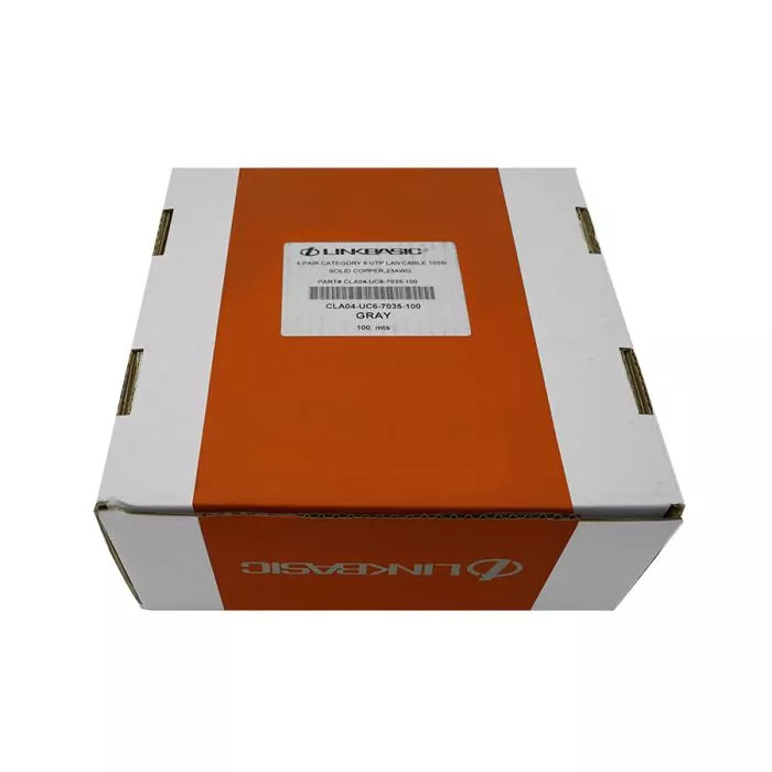 Linkbasic UTP‑6100 100m Cat6 UTP Cable Grey  