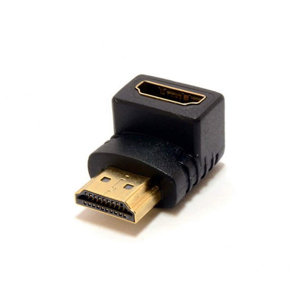 DTECH 90degree Male to Female HDMI Adapter | HDM-ADPT-90RA