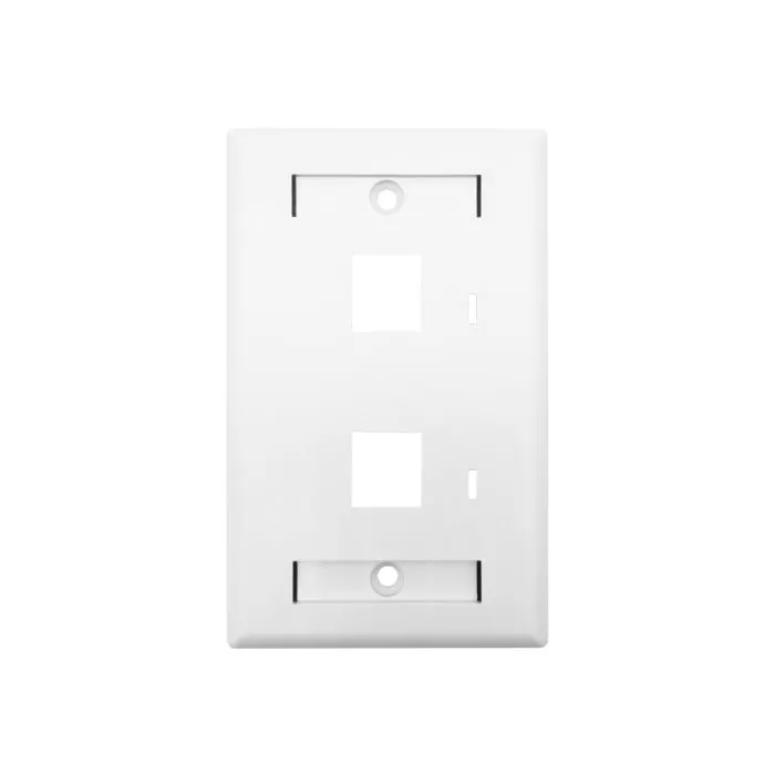 Linkbasic LB‑FM2 Two Port Faceplate 115×70mm  