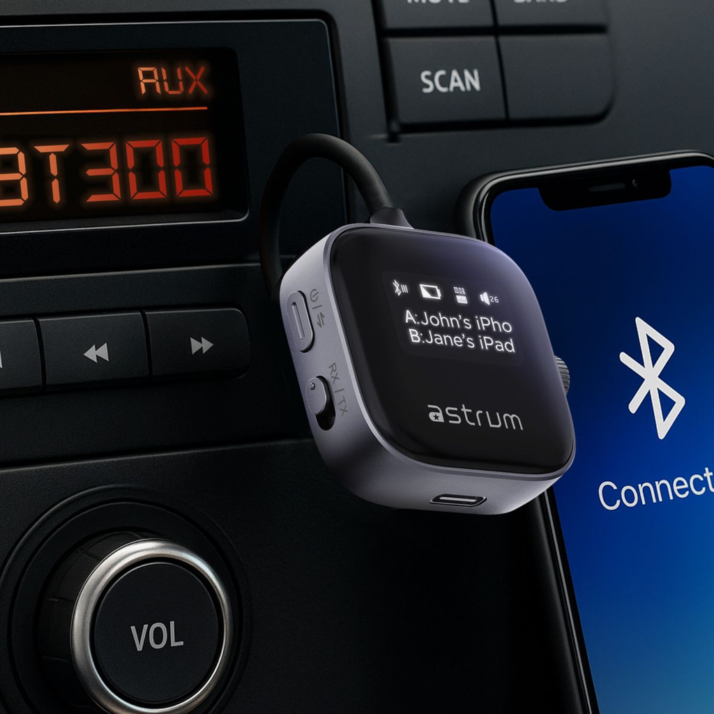 Astrum BT300 Bluetooth 5.3 Audio Adapter