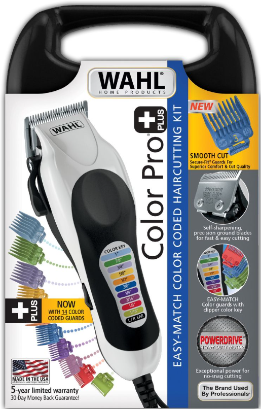 Wahl Colour Pro Plus 23 Piece Hair Clipper Kit