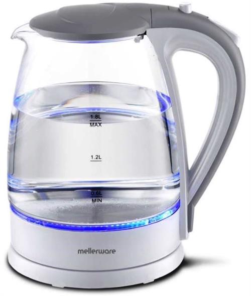 Mellerware 360° “Cloud” Cordless Glass Kettle – White | 22300WH