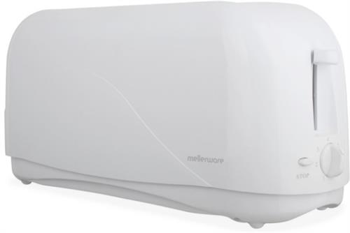 Mellerware 4 Slice 1300W Toaster White