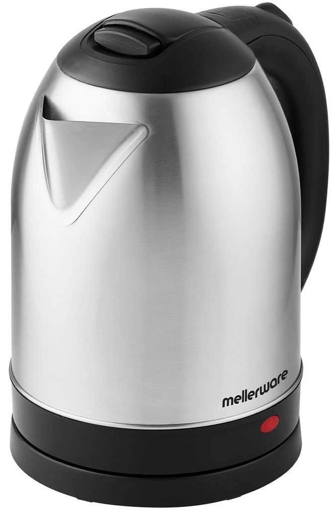 Mellerware Jozi 1.8L Stainless Steel Kettle – 1800W, 360° Cordless, Auto Shut-Off (Brushed Steel) | 22180