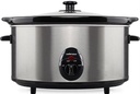 Mellerware Slow Cooker Stainless Steel Brushed 6.5L 320W | 27560A