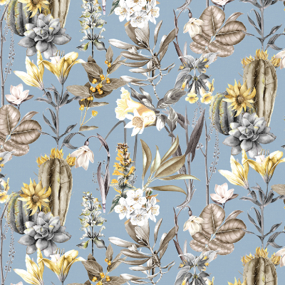 Silkhouse Arizona Delta Botanical Fabric 280cm