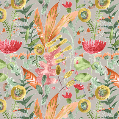 Silkhouse Walk in the Park Linen Fabric 280cm