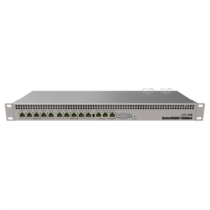 MikroTik RB‑1100AHX4 13G 4‑Core L6 Rack Router  
