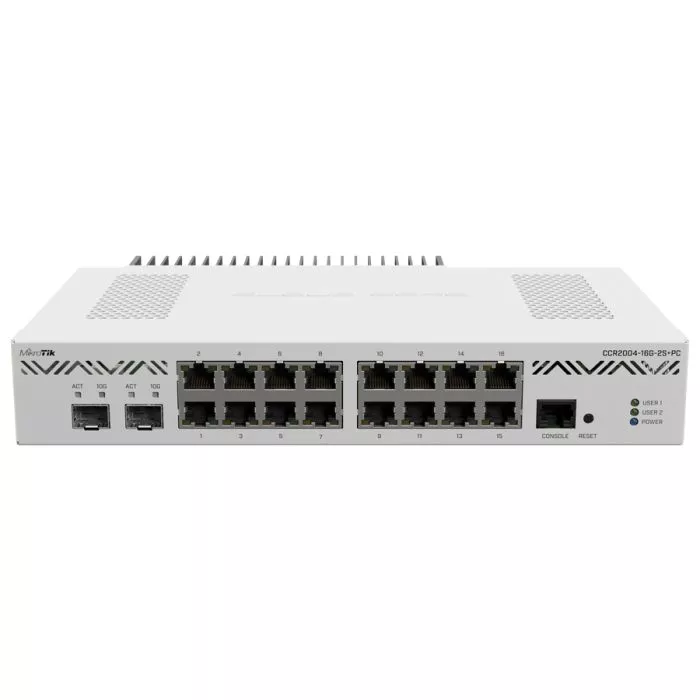 MikroTik RB‑CCR2004PC Cloud Core Router 16G 2SFP+