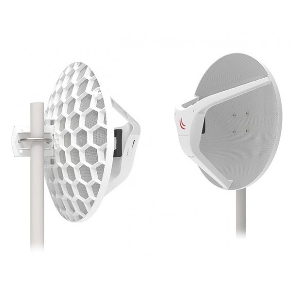 MikroTik LHG 60 GHz Wireless Wire Dish PtP Kit RB‑LHG60KIT