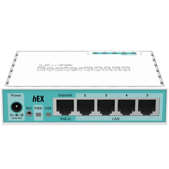  MikroTik hEX Lite RB750r2 5× Gigabit Router