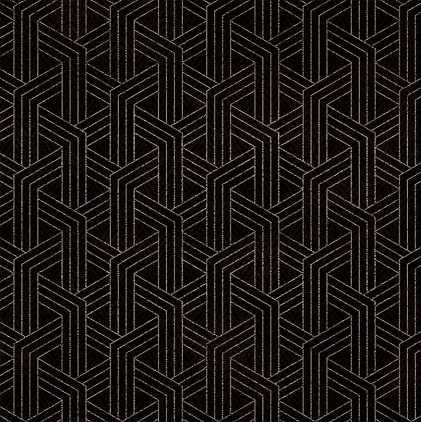 Silkhouse Sarabi Geo Night Velvet Fabric 140cm