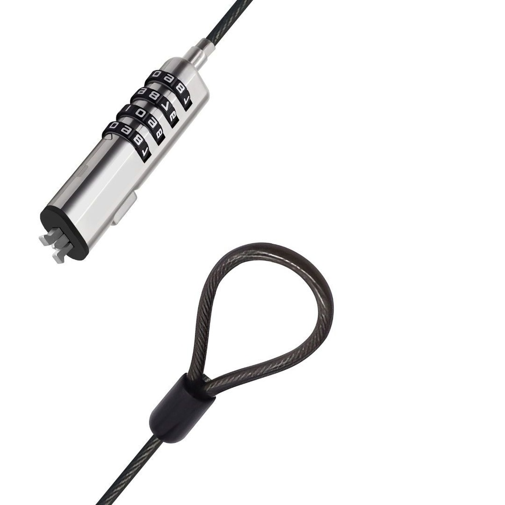 Astrum NB220 Nano Laptop Lock 8×2.5mm 4‑Digit 1.8m 24m