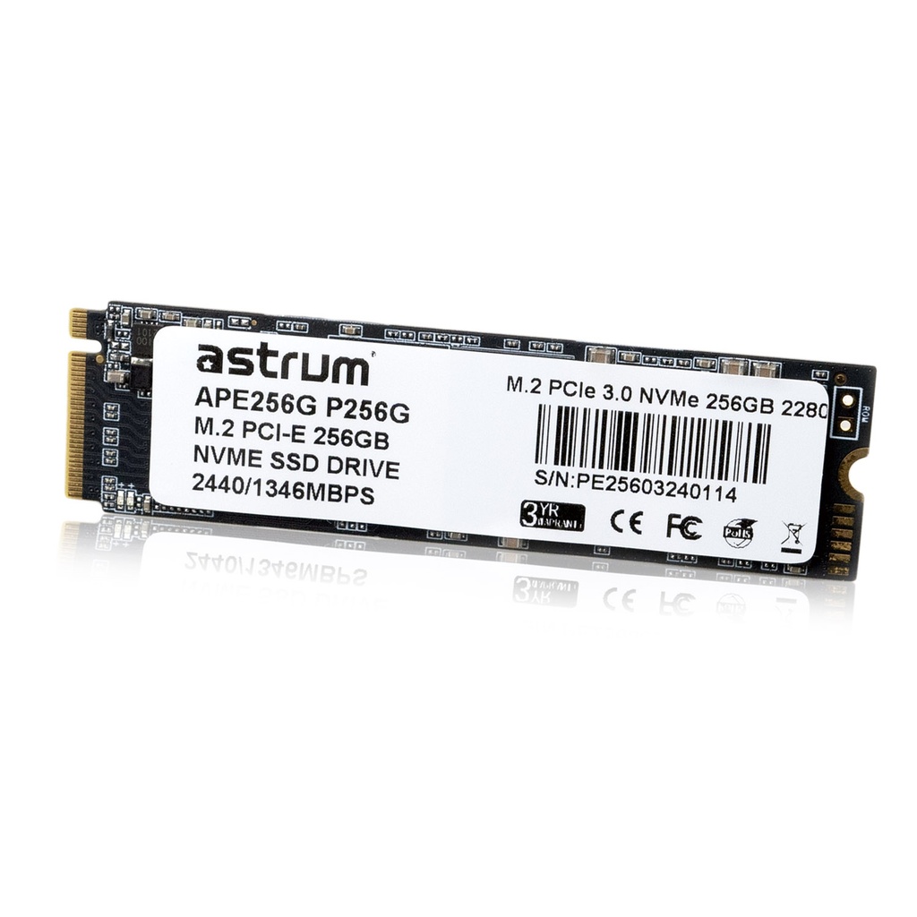 Astrum P256G 256GB PCIe 3.0 NVMe SSD