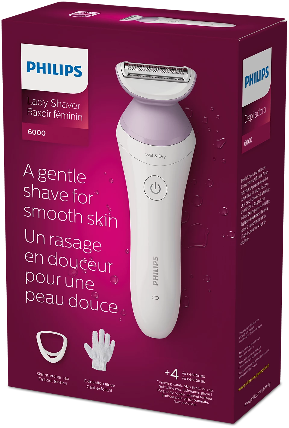 Philips Lady Shaver 6000 Wet & Dry
