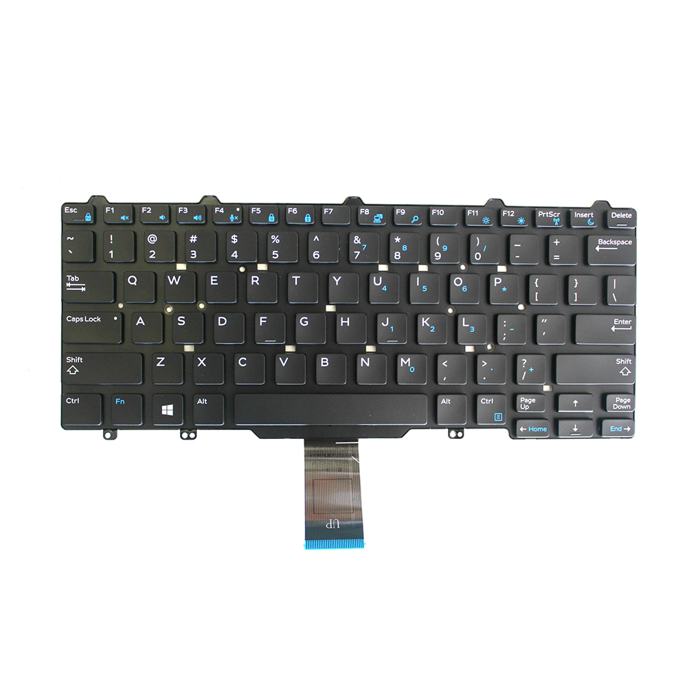 Dell 5490 Laptop Keyboard Black US with Pointer