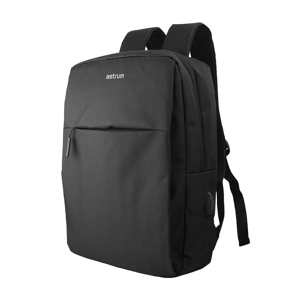 LB200 15″ Oxford Laptop Backpack USB Black 900g 24m
