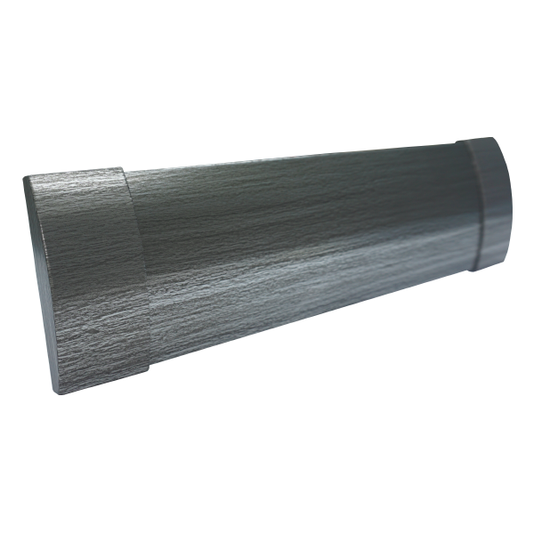 105mm Plain Curtain Pelmet - Cloud Finish (4.0m)