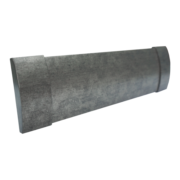 105mm Plain Curtain Pelmet - Storm Finish (4.0m)