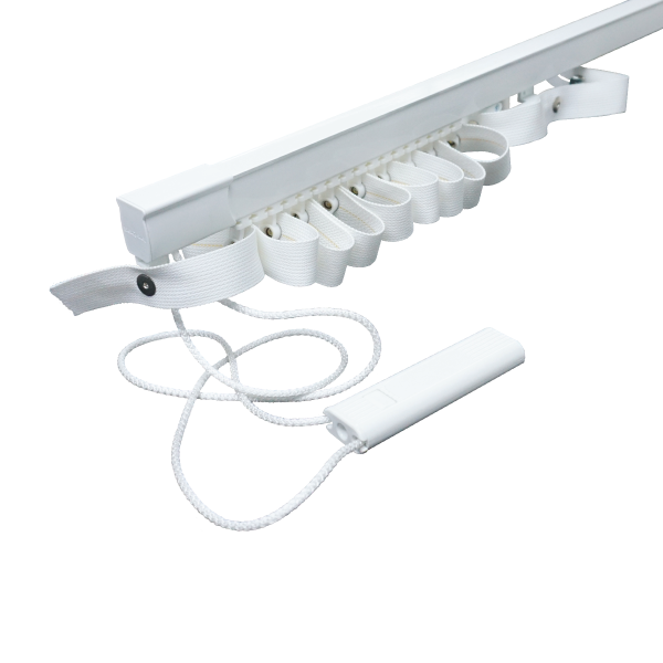 Premium Wave Track Stud System White per metre | Corded Wave Track