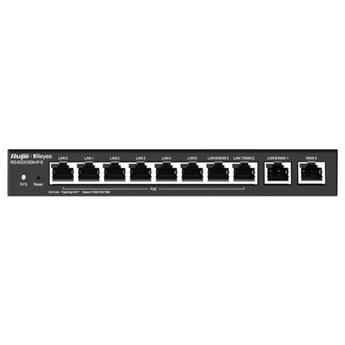 Reyee RG‑EG310GP 10‑Port Gigabit Cloud Router 8 PoE