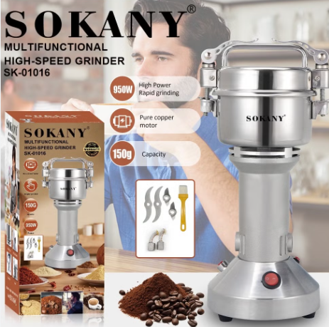 Sokany 950W High Speed Grinder 150g