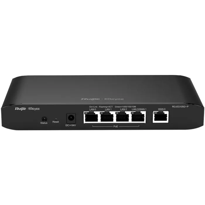 Reyee RG‑EG105GP 5‑Port Gigabit Cloud PoE Router